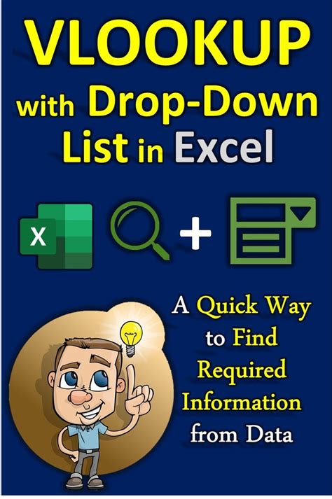 Excel Vlookup With Drop Down Microsoft Excel Tutorial Excel Hot Sex