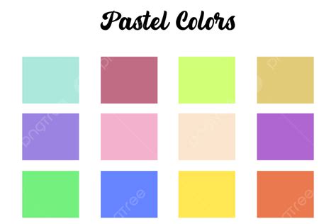 Gambar Katalog Warna Cat Desain Latar Belakang Pemilihan Warna Pastel