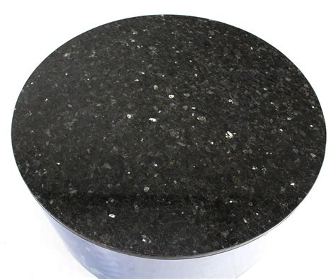 Cafe tables natural quartz and granite table tops combine incredible durability with an ease of maintenance and a beauty unmatched by other materials. Round Cylinder Shape Chrome and Granite Top Coffee Table ...