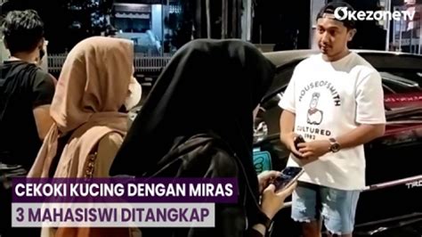 Cekoki Kucing Dengan Miras 3 Mahasiswi Ditangkap Polisi Di Padang