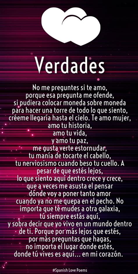 Spanish Love Quotes And Poems For Him Her Hug2love Love Poems And