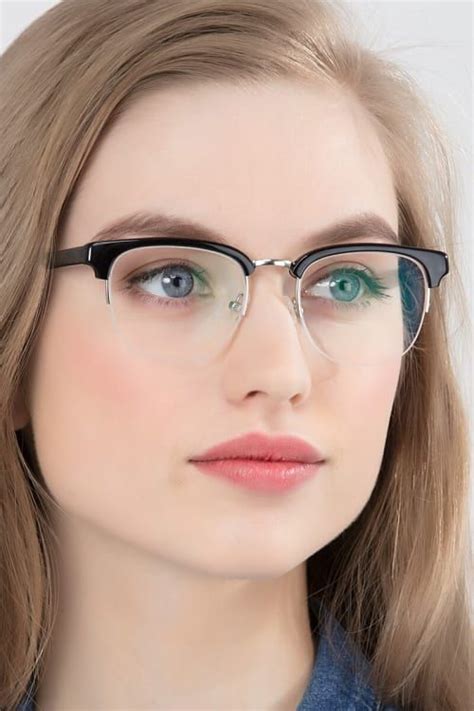 black browline eyeglasses available in variety of colors to match any outfit these stylish