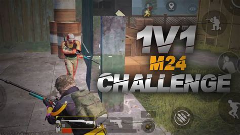 1v1 M24 Challenge My Friend Challenge Me In Pubg Mobile For 1v1 With