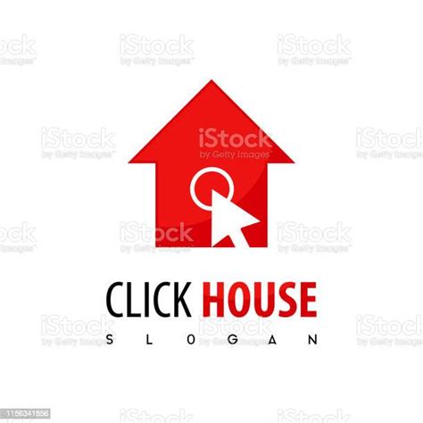 Click House Icon Stock Illustration Download Image Now Logo Real