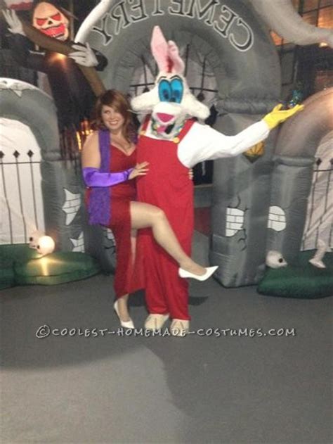 Coolest Jessica And Roger Rabbit Homemade Couple Costume