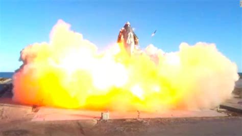 Starship Sn9 Prototype Explodes On Landing During Spacex Test Cnn Video