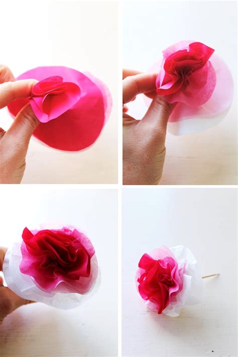 Icing Designs Diy Ombre Tissue Paper Flowers