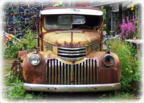 1946 Chevy Pick Up Truck Rusted Old Rusted Truck Sitting I Flickr