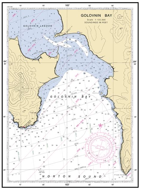 Golovnin Bay Inset Nautical Chart ΝΟΑΑ Charts Maps
