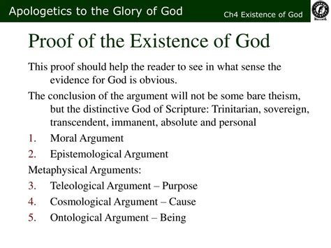 Ppt Proof Of The Existence Of God Powerpoint Presentation Free