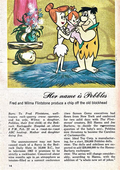 Retronewsnow On Twitter 📺abc Primetime August 23 1963 — On The Flintstones Pebbles Is