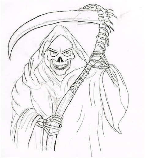 Grim Reaper Drawing At Getdrawings Free Download