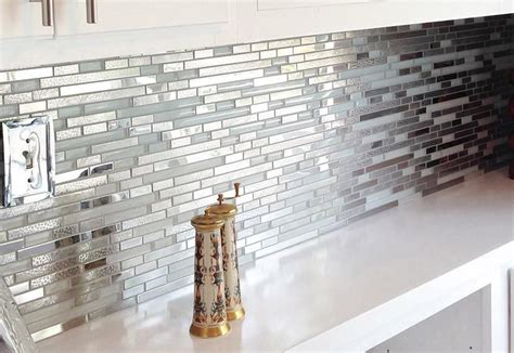 Any white tile will similarly contribute to your kitchen's design and color scheme, but at a closer look, is not the same expected subway tile. Modern Random Mixed Tile With White Glass And Textured ...