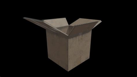Cardboard Box 3d Model By Stevendaniel 645630c Sketchfab