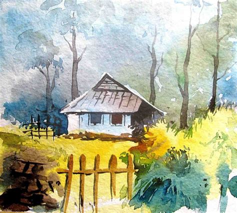 Beautiful Watercolor Paintings Of Nature At PaintingValley
