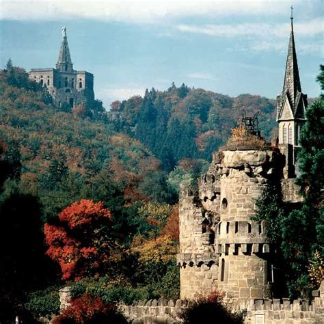 Löwenburg And Hercules Monument In The Background ~ Kassel ~ Germany