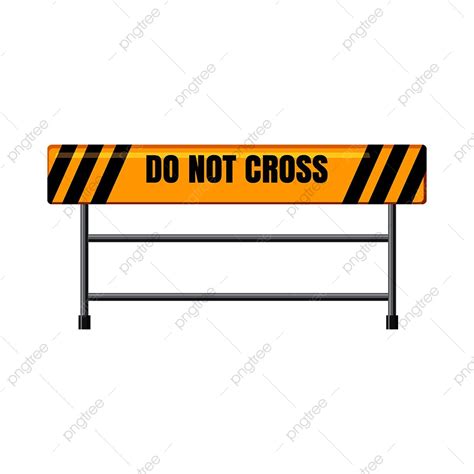 Cross Barrier Clipart Png Images Do Not Cross Traffic Barrier Icon In