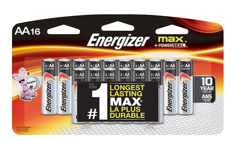 Energizer Max Alkaline Aa Batteries 16 Pack