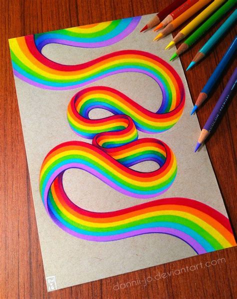 Rainbow Stripes By Dannii Jo On Deviantart Rainbow Drawing Rainbow