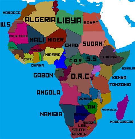 Map Of Africa Quiz Africa Map Quiz And Because