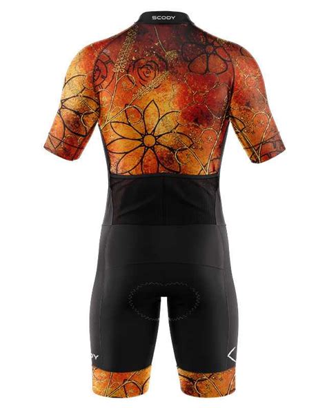 Aerodynamic Sleeved Mens Triathlon Suit Made To Order Free Shipping