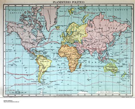 Mapas Históricos Del Territorio Mundial Educar