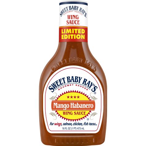 Sweet Baby Rays Mango Habanero Wing Sauce, 16 fl oz - Walmart.com