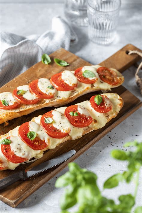 Schnelles Tomate Mozzarella Baguette