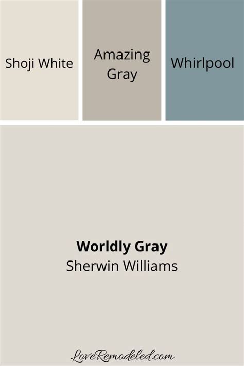 Coordinating Colors For Worldly Gray Worldly Gray Gray Bedroom
