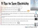 Save Electricity With Images Photos