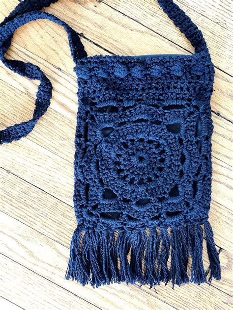 Crocheted Bohemian Cross Body Bag The Perfect Summer Crochet Project