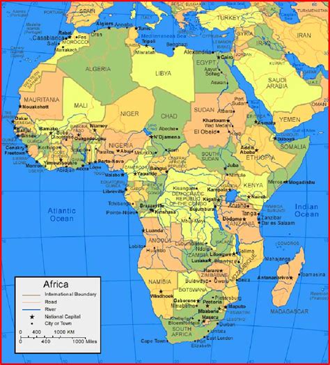 Peta Benua Afrika Web Sejarah
