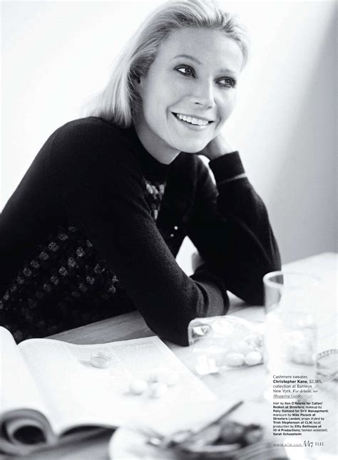 Editorial Gwyneth Paltrow By Carter Smith For Elle US September