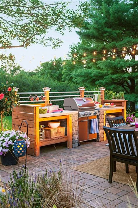 Diy Outdoor Grill Station Ep Grill Station Homemade Modern The