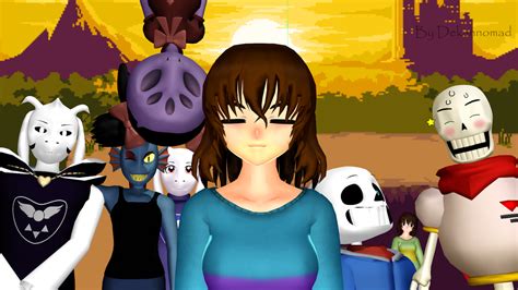 All Undertale Characters In Mmd Full Hd By Dekannomad On Deviantart