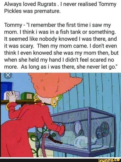 Always Loved Rugrats I Never Realised Tommy Pickles Was Premature