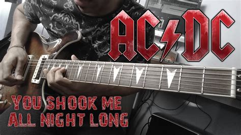 You Shook Me All Night Long Acdc • Guitar Cover By Rafael Freitas