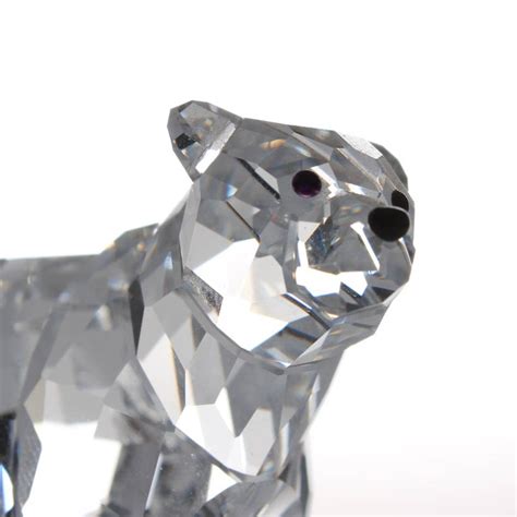 Swarovski Crystal Bear Figurine Ebth