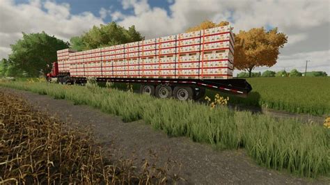 53 Dropdeck Trailer Pack With Autoload V10 Fs22 Farming Simulator 22