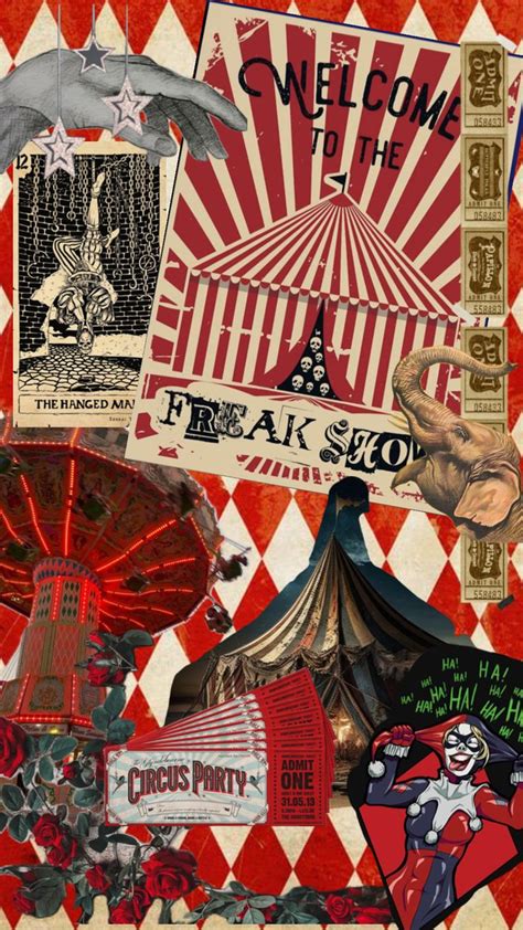 freakshow circuscore circus circusaesthetic tarot hangedman creepycore vintage