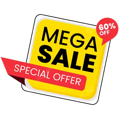 Offer Mega Sale Vector Png Images Mega Sale Special Offer Maga Sale