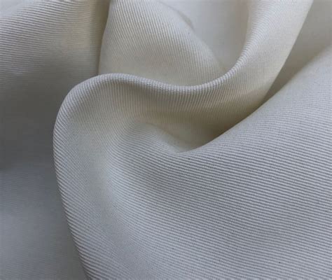 58 Pfd White Greige Goods 100 Rayon Faille Ghost Woven Fabric By The