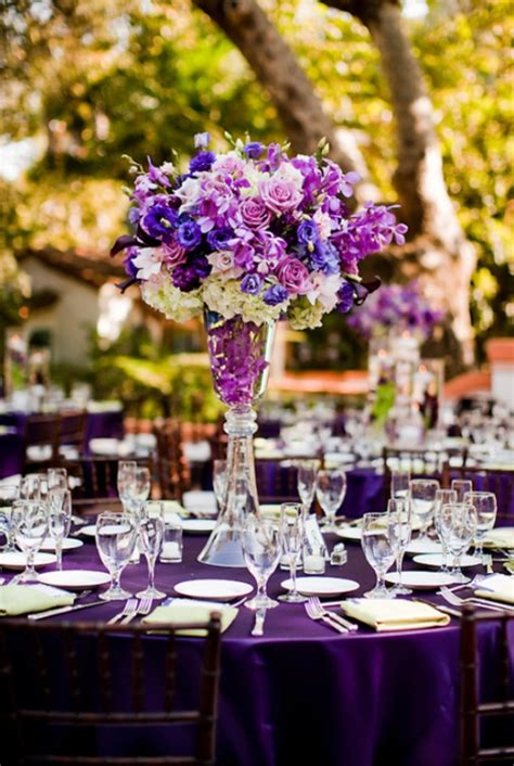 Earlier, we did mention that purple is used to represent luxury and extravagance, and from the invitation design above, purple is paired with gold which makes the design look even more luxurious. Purple Themes Archives - Weddings Romantique