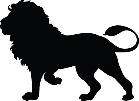 Lion Silhouette Transparent Lion Silhouette Clipart Full Size