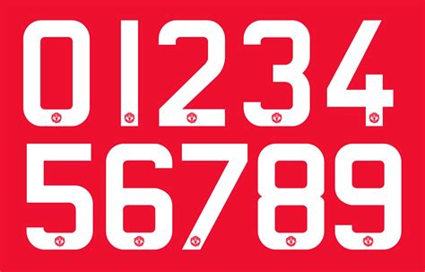 Adidas Manchester United 15 16 Font Revealed Jersey Font Manchester