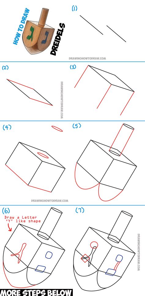 Https://techalive.net/draw/how To Draw A 3d Dreidel