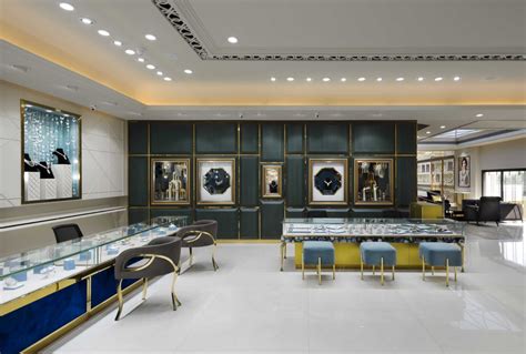 Gold Jewellery Showroom Interior Design