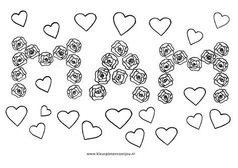 Kleurplaat woezel en pip valentijnsdag kleurplatennl. Kleurplaat hart/ valentijn/ moederdag/ vaderdag ...