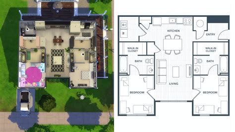Floor Plans For The Sims 4 Floorplansclick