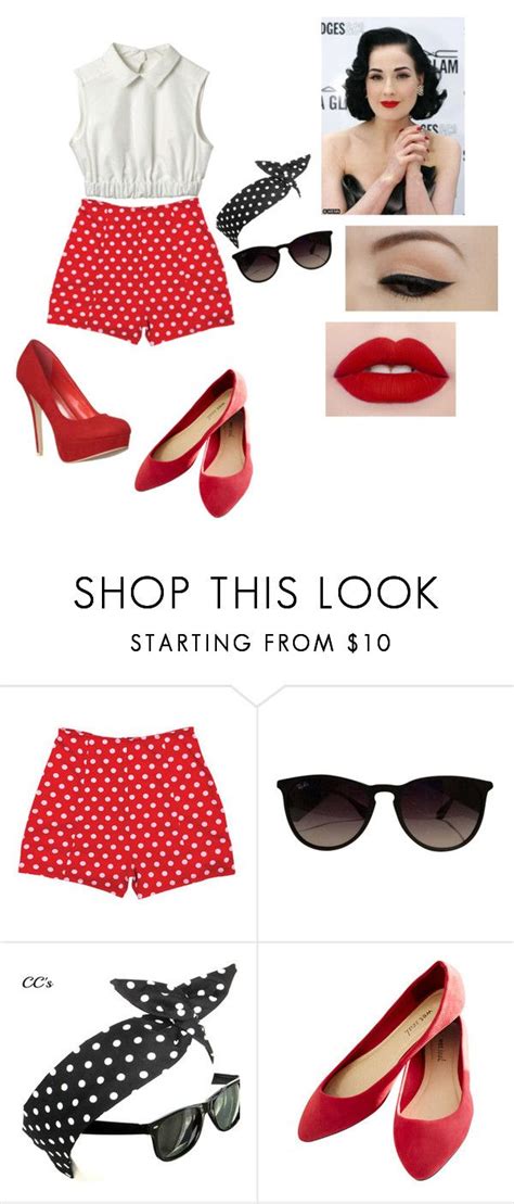 Pin Up 50s By Thaisa Tcs Liked On Polyvore Featuring Dita Von